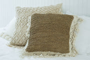 Seagrass cushion with cotton Tassle