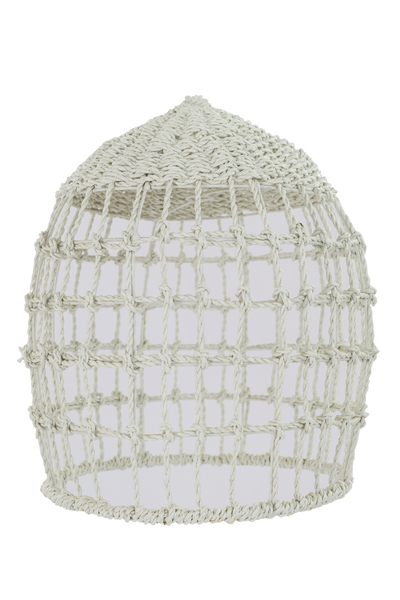 Natural White Rattan Weave Pendant 80 cm
