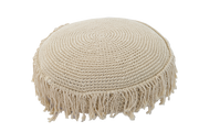 Cotton Macrame  Pouffe