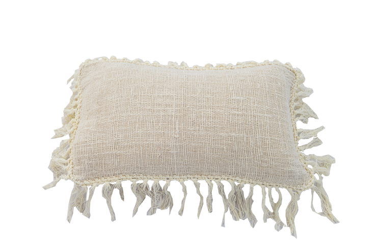 Natural Rectangle Cotton Cushion