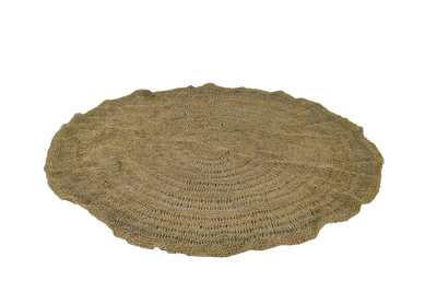 Natural Bohemian Seagrass Floor Rug 150 cm
