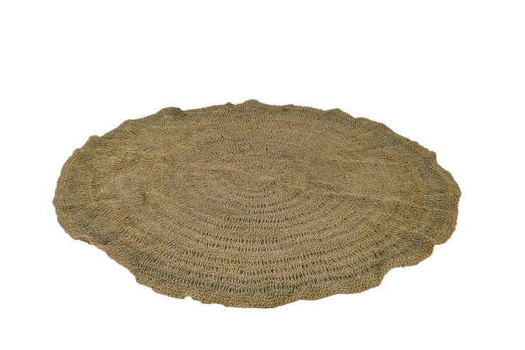 Natural Bohemian Round Floor Rug 2 metre