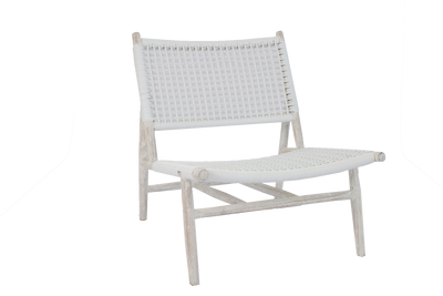 Bambu Lounge Chair White