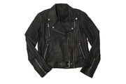 Black Leather Biker Jacket